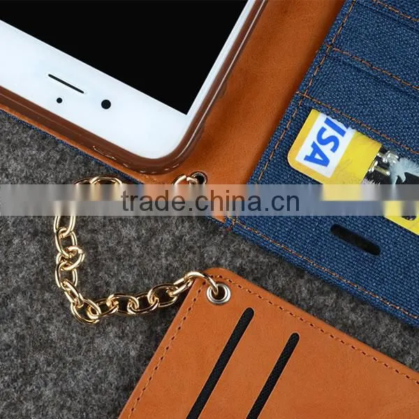 C&T Women Purse Credit Card Holder Strap Leather Wallet Case For Iphone 6S