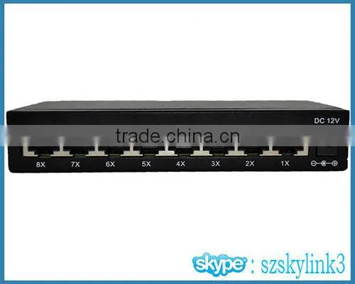 8 Port Steel Case Unmanaged 10/100M Ethernet Network Switch