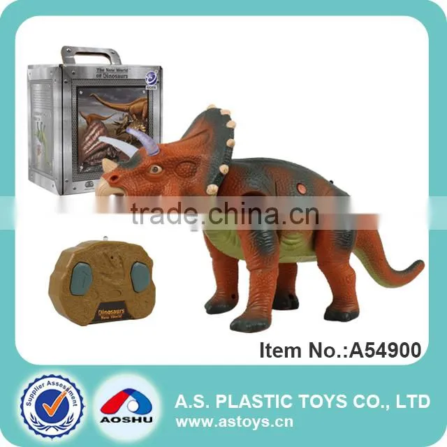 50CM Large flashing walking spinosaurus rc plastic dinosaur toy