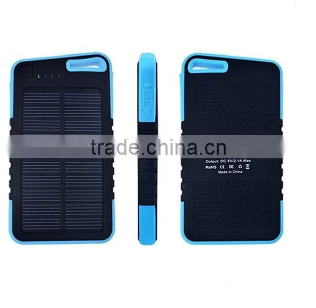 Made in china mobile solar charger solar mobile phone charger solar mobile charger 5000mah