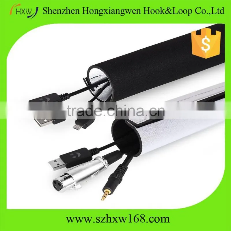 Neoprene Adjustable Cable Sleeves for TV Computer Cable Management