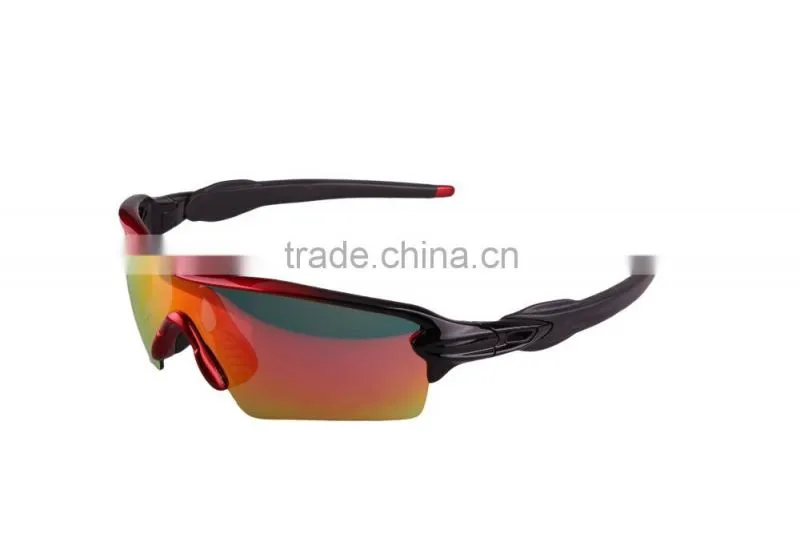 New arrival wholesale Sports Goggle polarized bicycle shape sports cycling sunglasses