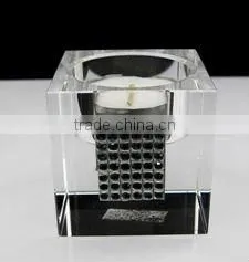 pentacle crystal candle holder