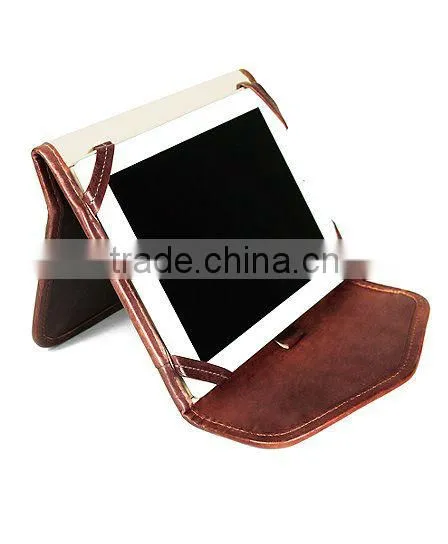 Leather Stand and Notebook Case for Ipad