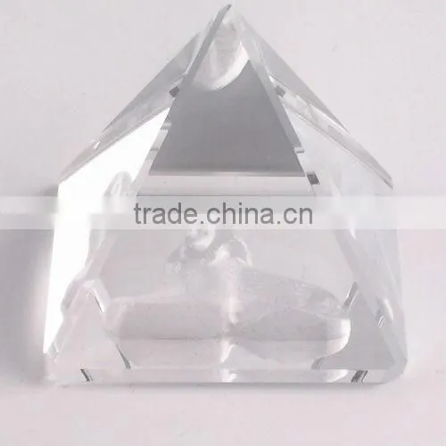 colorful Crystal Pyramid crystal artwork (G-0285)
