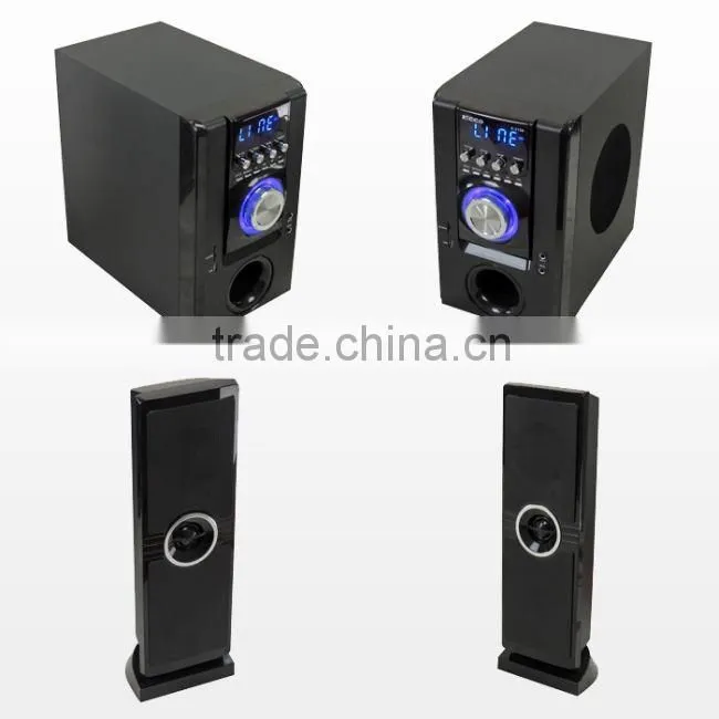 2014 new classic hifi 6.5 inch subwoofer round luxury bluetooth speaker made in China