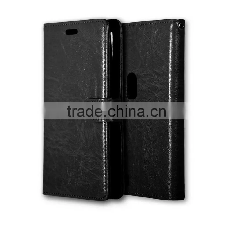 Hot sale PU Leather Mobile Phone Flip Wallet Kickstand Case for ASUS Zenfone ZOOM ZX551ML
