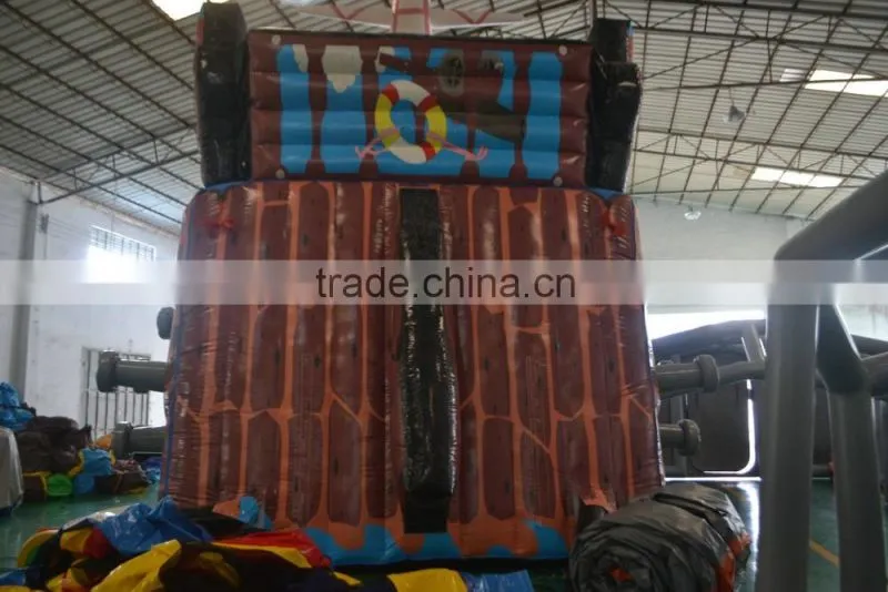 Outdoor commercial giant inflatable pirate slide made in China inflatable factory for adventure sports activities