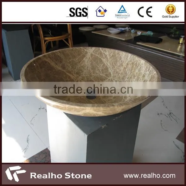 many colors marble sink