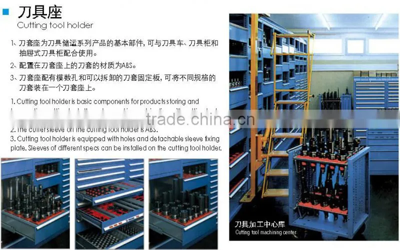 metal industrial roller cutting tool trolley
