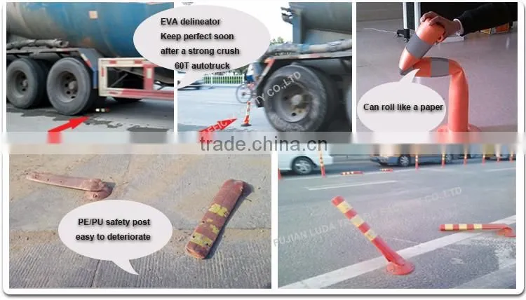 Super bright delineator post road delineators with EVA material