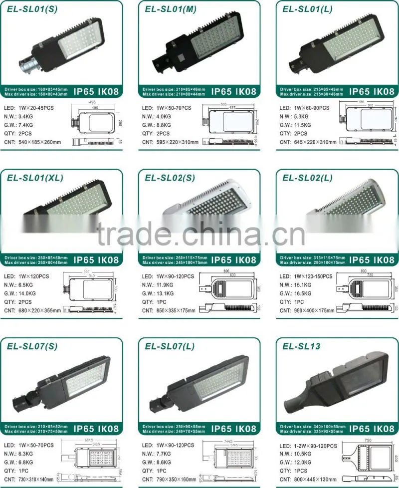 70W-80W Good Price IP65 Die Cast LED Street Light Housing/Fixture
