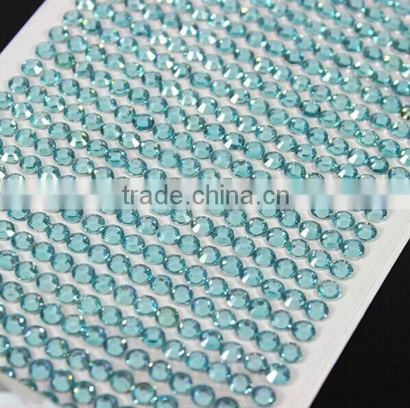 High quality DIY rhinestone custom 3d crystal sticker,3d car bady sticker design