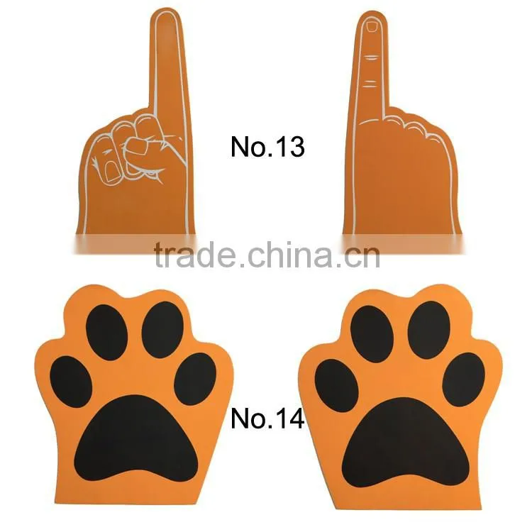 Melors Promotional Cheerleading EVA Foam Hand blank foam finger foam fingers