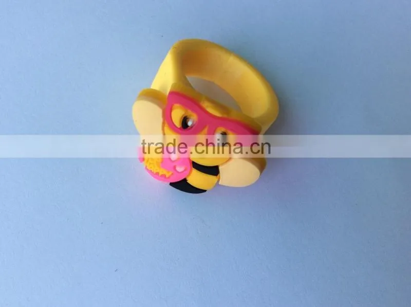 Promotional Gift For Kids Silicone Rubber Finger Ring