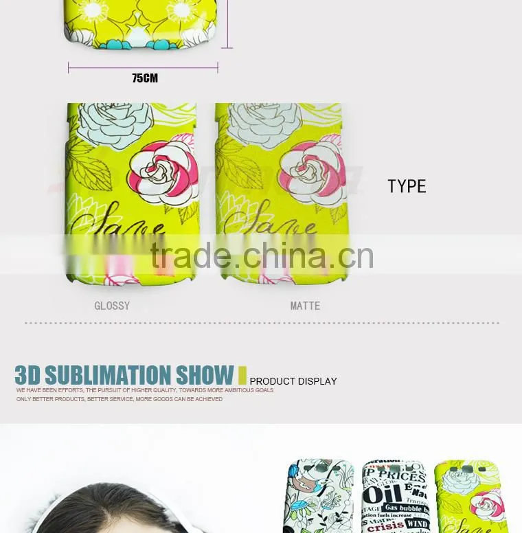 Sunmeta factory supply blank sublimation cell phone case(S3)