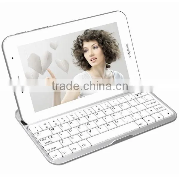 metal wireless bluetooth keyboard for samsung tab2 p3100