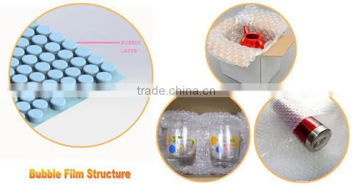 Foshan Shunde 2 layers plastic air bubble film machine with CE standard