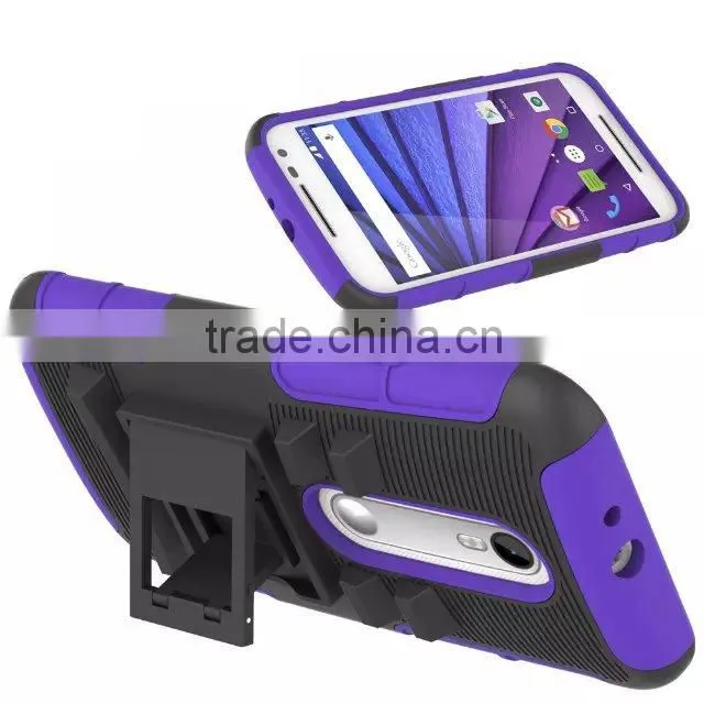 Display Rack Armed Phone Case Cover Back for Moto G3