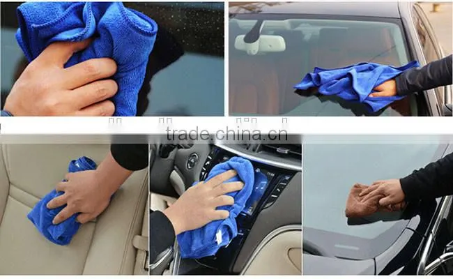 Double side plush waffle cloth fast window waxing and polishing cloth for detailing smooth car paint