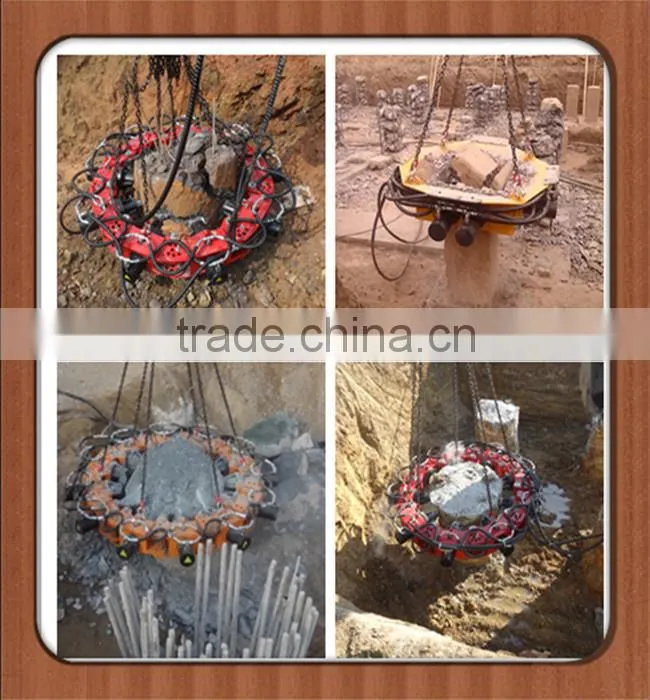 foundation construction drilling equipment hydraulic concrete pile breaker