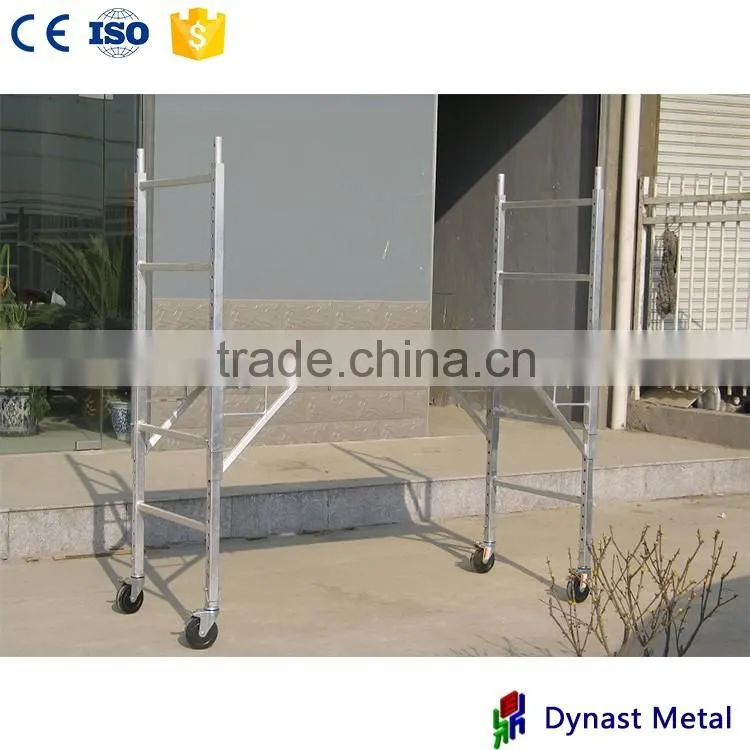 6 feet aluminum mutipurpose mobile portable folding ladder scaffold