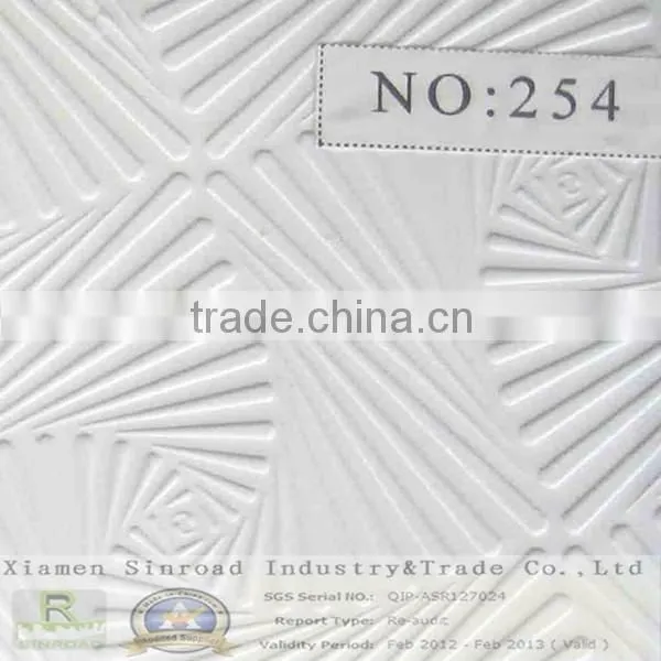 Acoustic PVC Gypsum Board Suspended Ceiling Panel