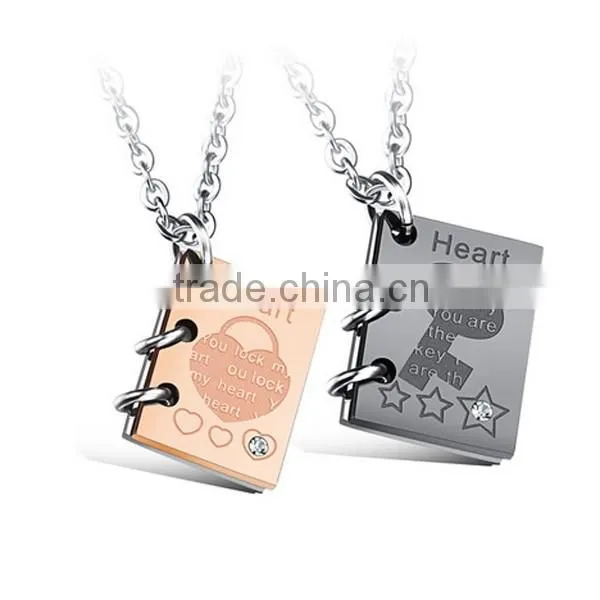 Top Quality Personalized Laser Letter Necklace For Best Friend