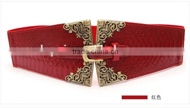 wholesale leather belt Best fashion metal belt PU leather belt