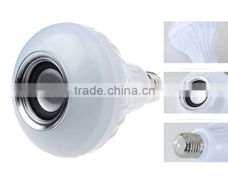 Cheap Items to Sell RGB Changing LED Light Bluetooth Speaker Bulb with E27 Bacse
