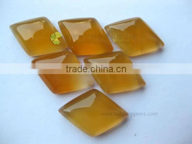 New arrival Hot seller red agate semi precious stone diamond shape cabochon