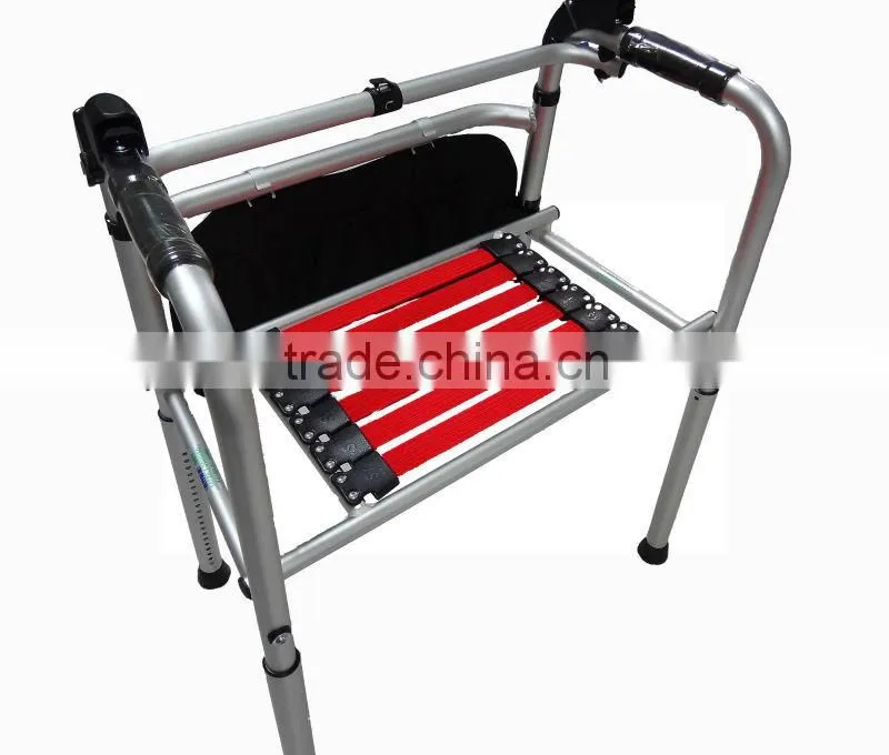 2015 Perfect design aluminum multi-functional walking aid rollator elderly rollator disabled people rollator