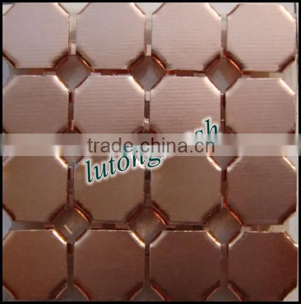 Anping Lutong mesh metallic sequined fabric/metallic sequin/metal sequins