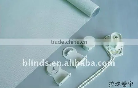 Green Color Polyester Sheer Blinds