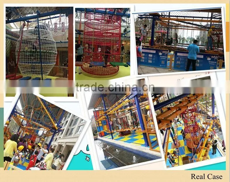 New Attraction!!! Funny Ropes Climbing Outward Development For Kids Activity Center