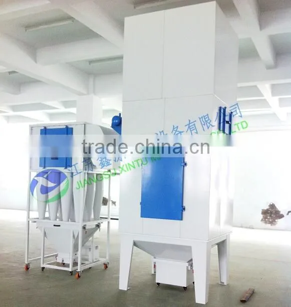 Coating powder recycling cyclone separator system