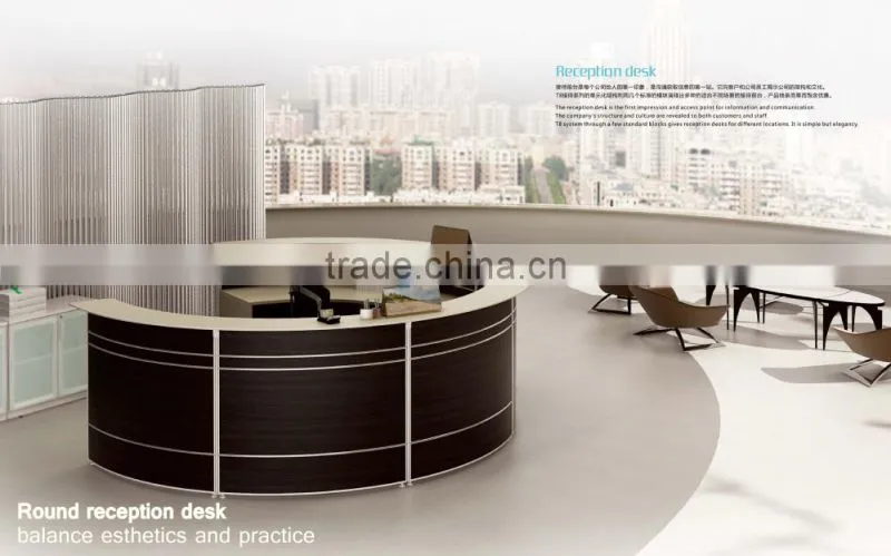 modular wooden antique office desks for 6 person workstation (T8-Series)
