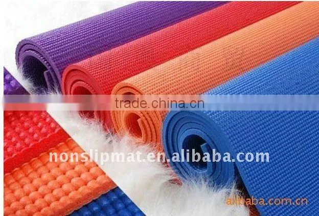 Eco-friendly sports round PVC fitness mat