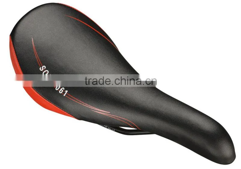 Popular PVC bicycle saddle, bike seat post for road bike mountain bicycle