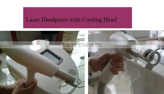 Long pulse ND yag epilation laser permanent laser hair removal/tatoo removal machine for beauty salon