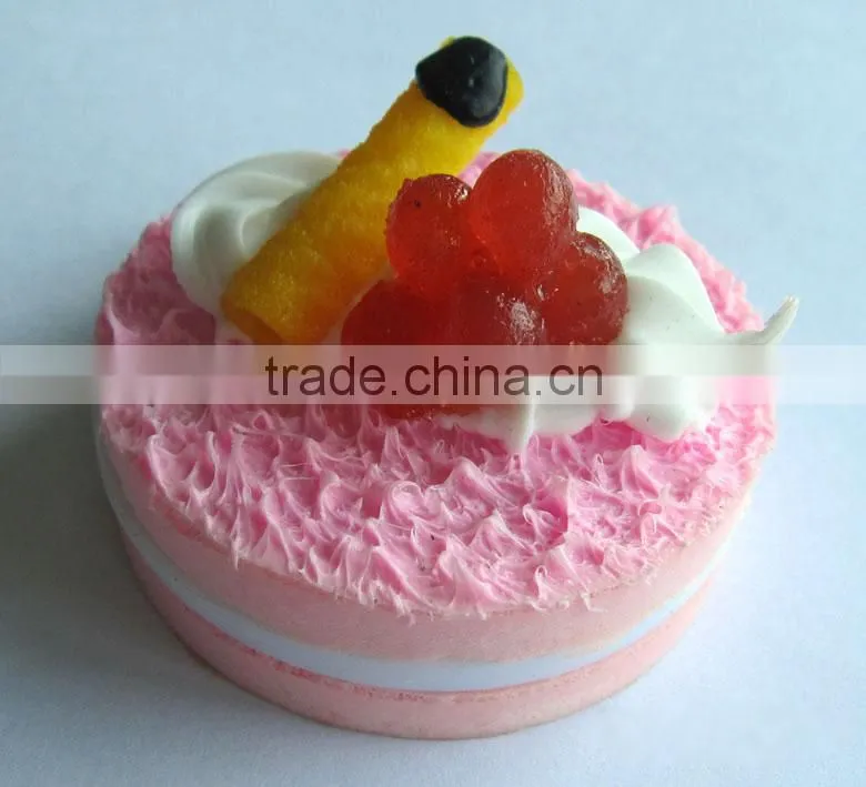 2014 NEW 3D simulation birthday cake for wedding party display/Artificial birthday cake for home decoration