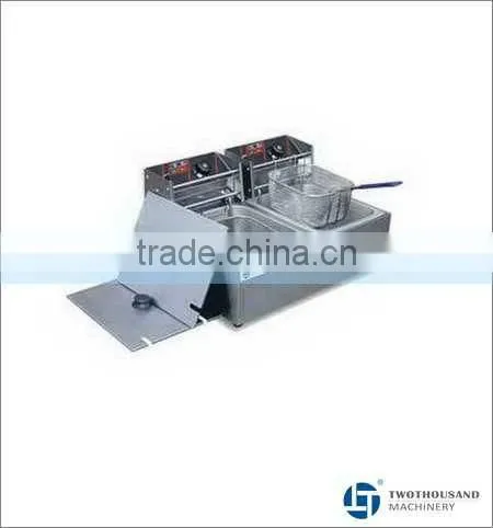 Potato Chips Fryer Machine - 2 Baskets, 5.5x2 Liters, 2500x2 Watt, TT-WE2
