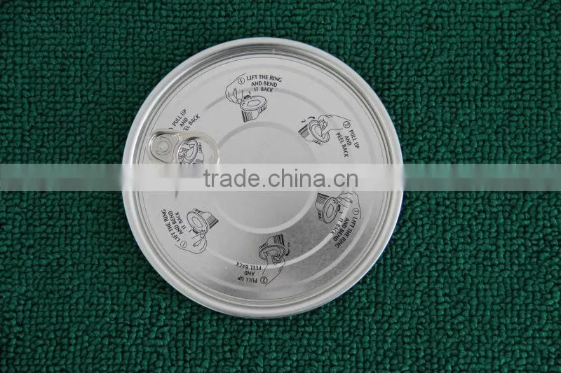 Aluminium Easy Open End for Canned Food Pacakging