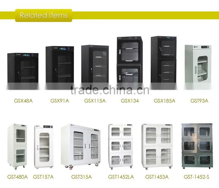 Humidity Control Anti Oxidation 115 Litres Camera Dry Cabinet