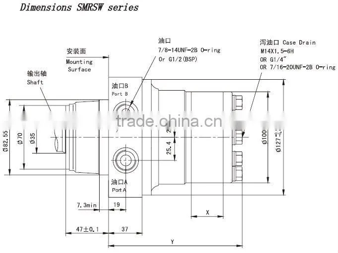 Work Placidly Hydraulic Wheel Motor Factory Supply