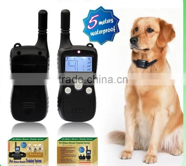 Wholesale 300M High Quality remote Dog Training Dog Collar with LCD display for 3 dogs