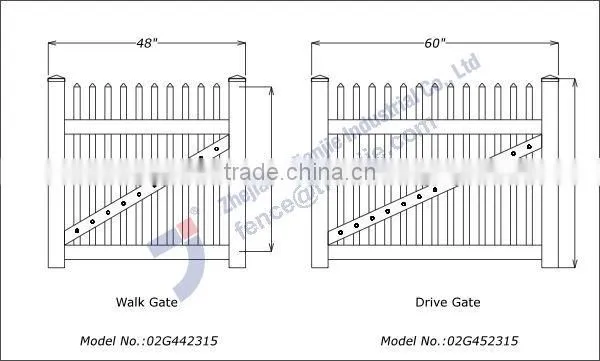 Garden Using Plastic White Picket Fence