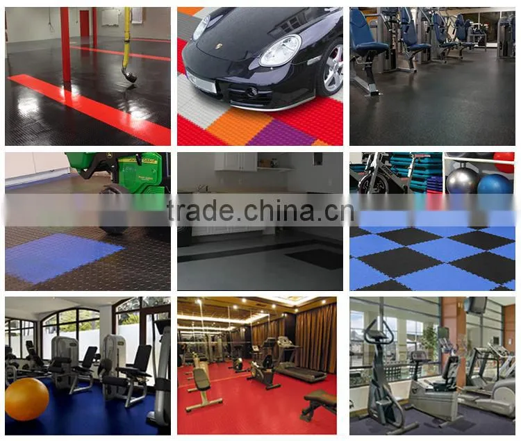 DIY interlocking pvc anti-fatigue matting with fire retardant