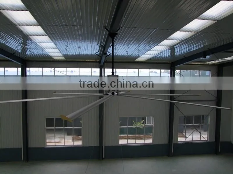 2016 New Energy Efficient HVLS Large Industrial Ceiling Fan for livestock barns