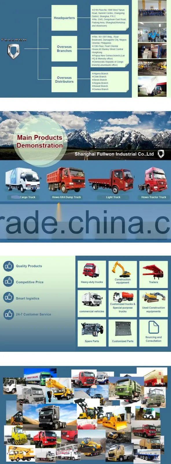 Euro4 HOHAN Head of Trailer 340hp 4x2 Diesel Fuel Type